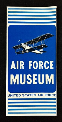1970s Dayton Ohio United States Air Force Museum USAF Vintage Travel Brochure