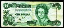 BAHAMAS. 1 Dollar 1974 (1992). 51