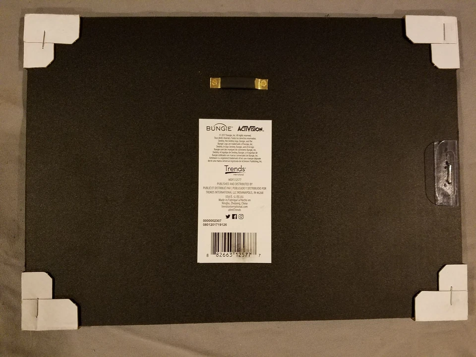 Impresión artística montada en rifle Destiny 2 Coldheart Exotic Beam - enviar lo antes posible Foto 2 de 2