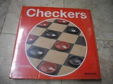 New ! Pressman  checkers Board Games Solid hardboard Gameboard  Christmas Gift