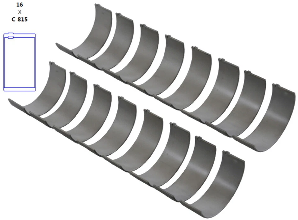 Rodamientos de varillas para varios GM 4.7/5.3/5.7/6.4/6.6/6.9/7.0/7.5L | 0.010" de gran tamaño Foto 4 de 4