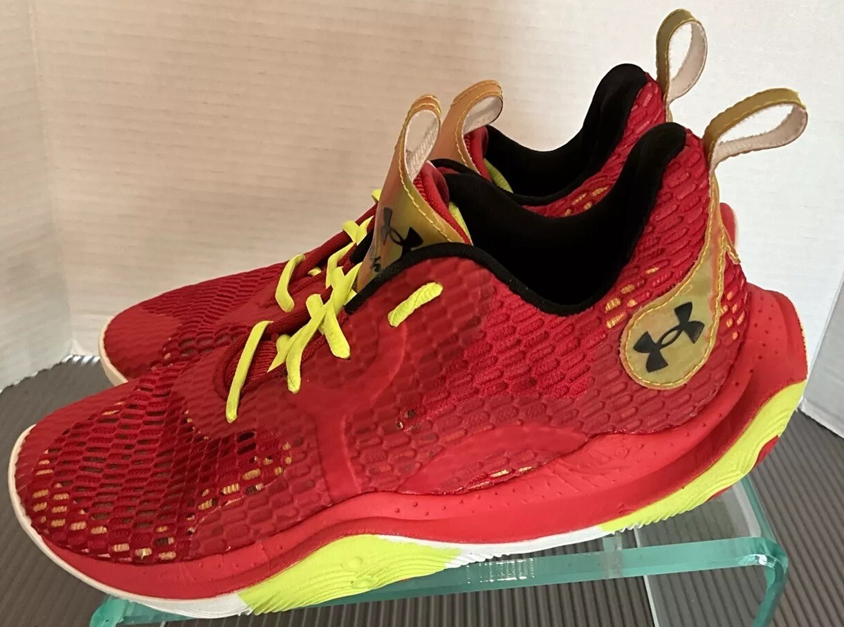 Under Armour Anatomix Spawn 3 Red Basketball Shoe… - image 4