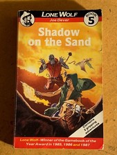 Lone Wolf Shadow of the Sand by Joe Dever and Gary Chalk Lone Wolf Book 5 B