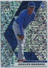 2021 Panini Mosaic Brailyn Marquez Rookie Variation Quick Pitch Silver Prizm RC
