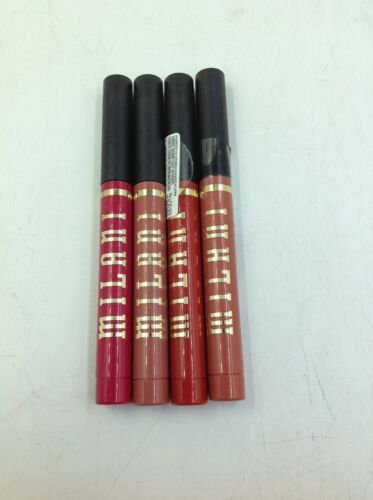 Milani Stay Put Matte Lip Crayon Longwear Lipstick Red Orange Peachy Nude Lot4