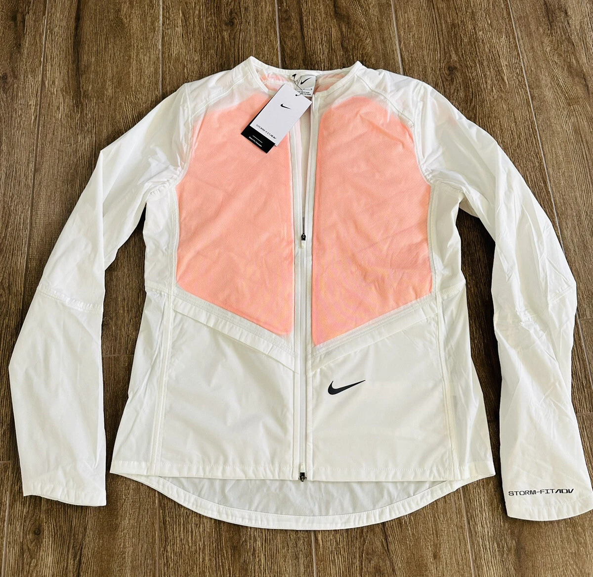 Nike Storm-FIT ADV Running Jacket Packable White Women’s Medium DD6419-133 $300