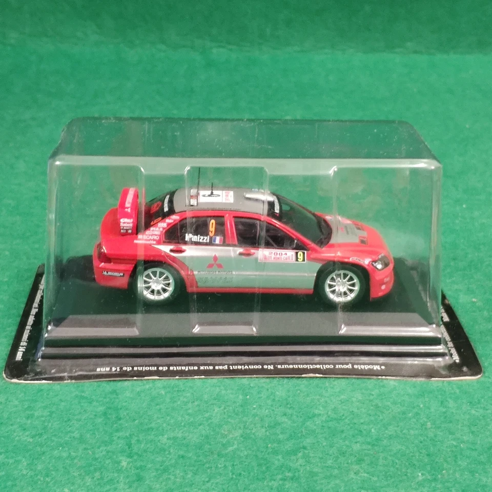 Die cast 1/43 Modellino MITSUBISHI LANCER WRC 2004 Monte Carlo Panizzi rally  🔺 - Immagine 4 di 4