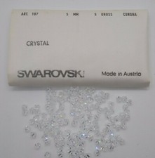 Factory Pack Swarovski Crystal Clear 5mm Bicone 5301 Beads; 720pc; Bulk Lot