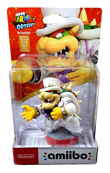 Nintendo Amiibo Super Mario Odyssey - Bowser BräUtigam - Neu & Ovp-image