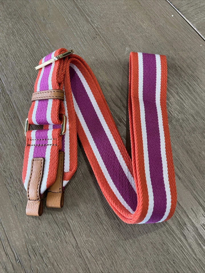 Mark and Graham Build a bag 斜挎包带橙色粉色斜纹 49 英寸