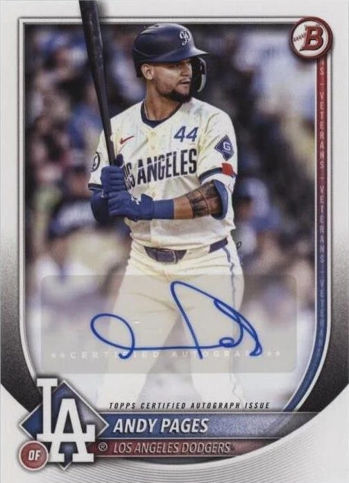 2025 Bowman - Andy Pages #PRV-AP for sale | eBay