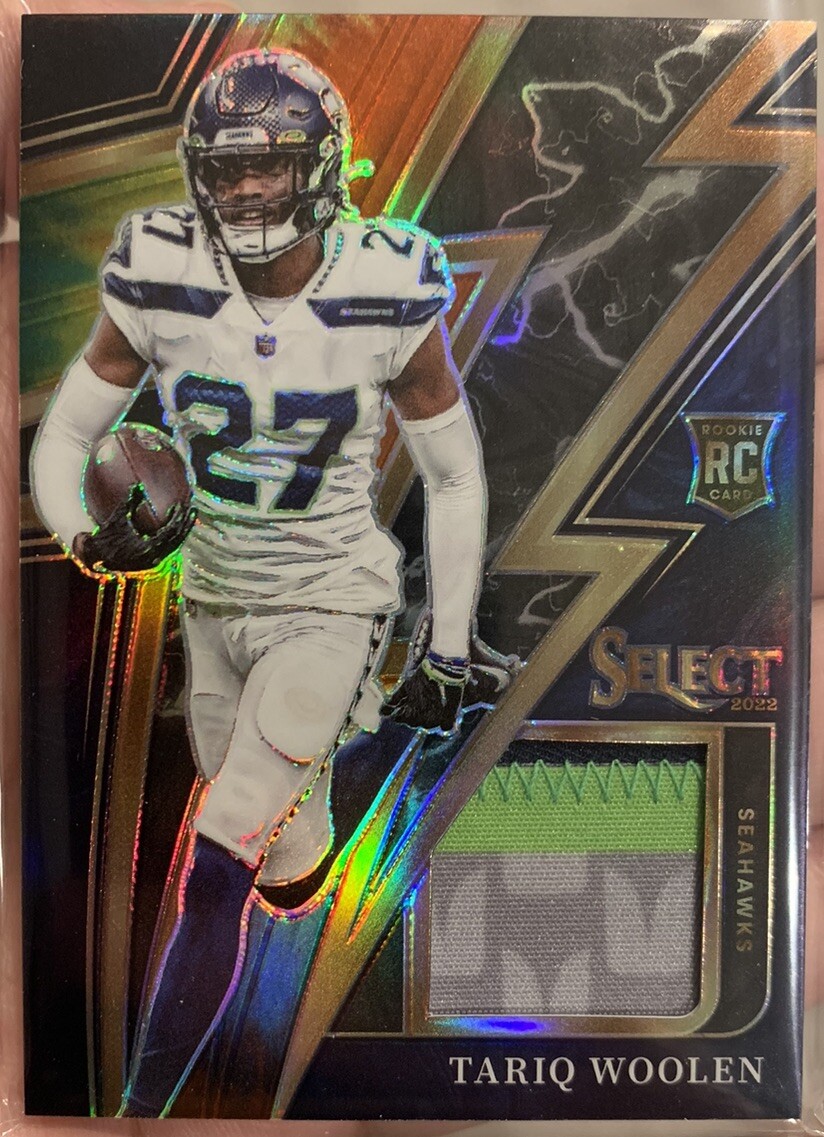 Tariq Woolen Panini Select Sparks Relics #SP50 Tie Dye