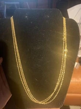 gold filled chain per piece