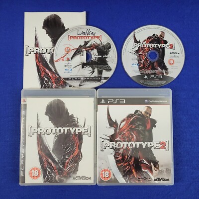 ps3 PROTOTYPE x2 Spiele 1 + 2 *y Playstation REGION FREE PAL UK Versionen