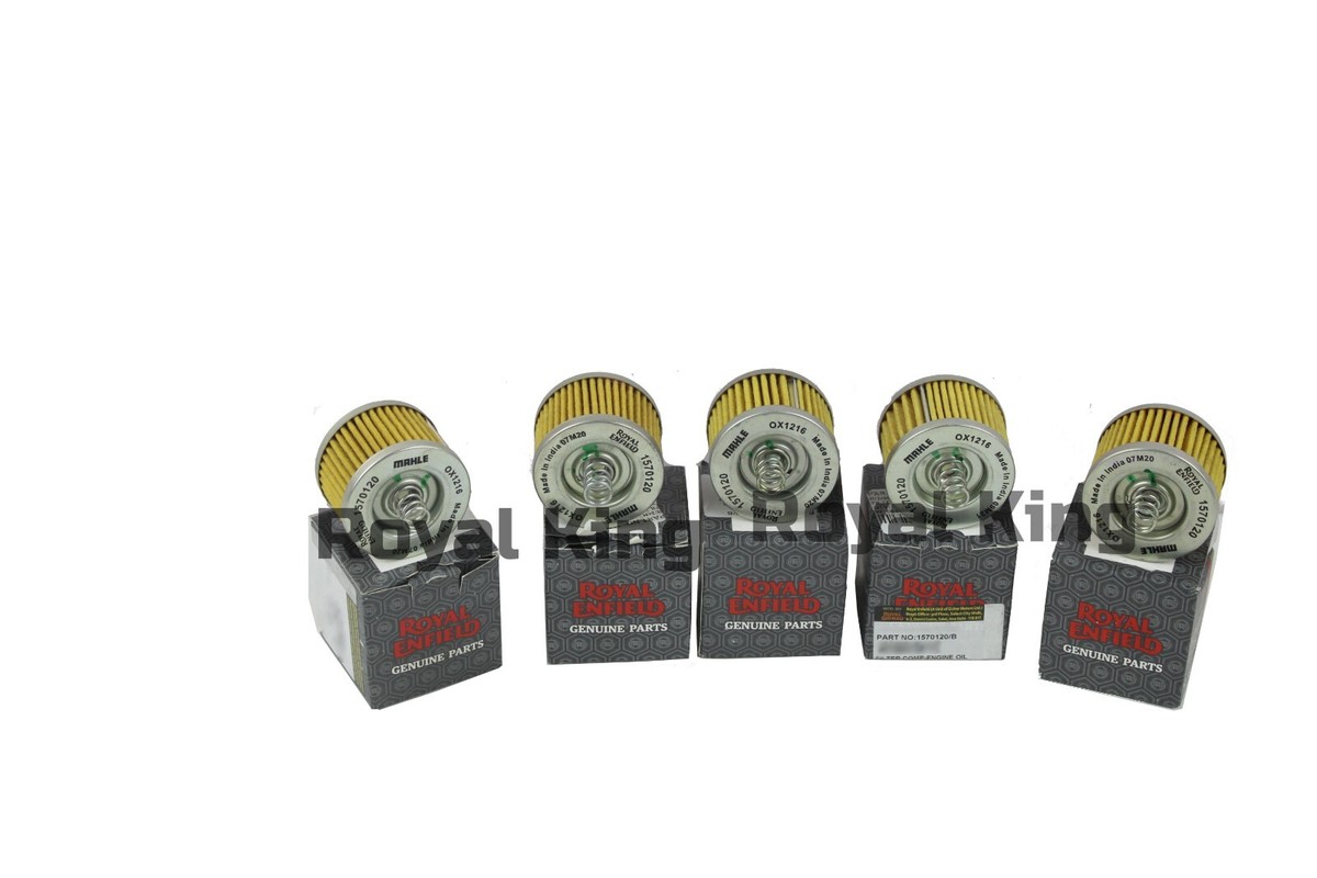 Royal Enfield Oil Filter Kit – Pack Of 10 + 1 Free, Fits New Classic 350 & Meteor 350, Genuine Packaging