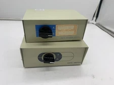 (1) 3 Port Data Transfer Switch and  (1) 9 port Data Transfer Switch