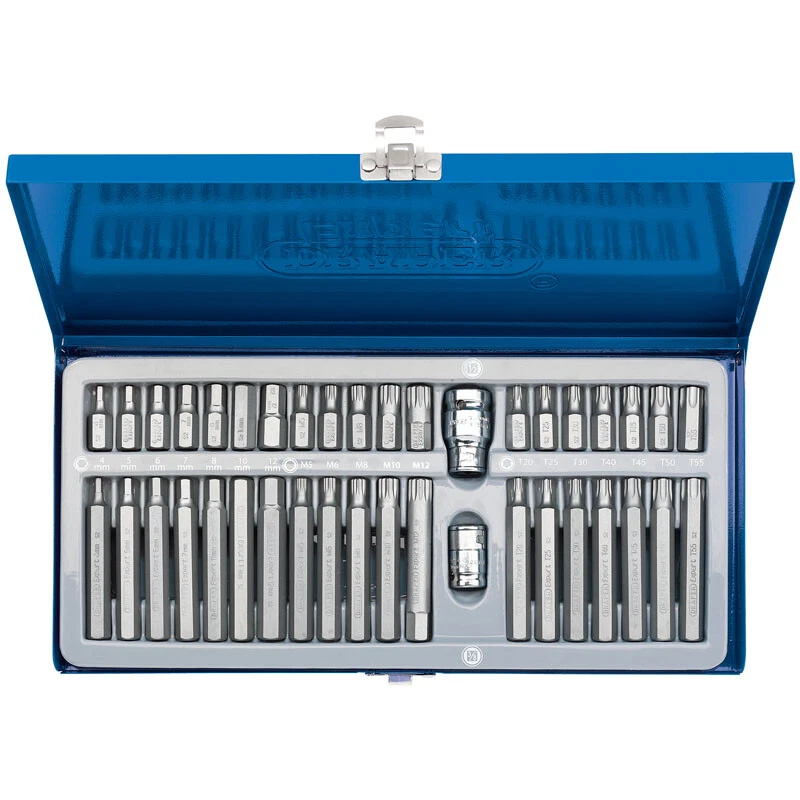 Draper Expert 40 Piece Mechanics Tx-Star/Torx/Hex/XZN/Spline Bit Set with Case  - Image 2 of 2