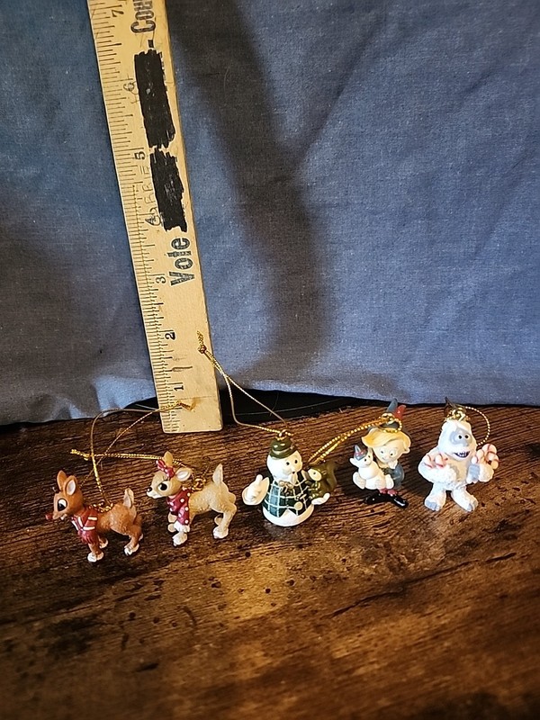 Rudolph the Red Nosed Reindeer Ornaments Set Of 5