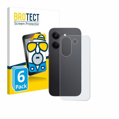 6x Schutzfolie Matt für Xiaomi Poco X8 Pro (Rückseite) Displayschutz A