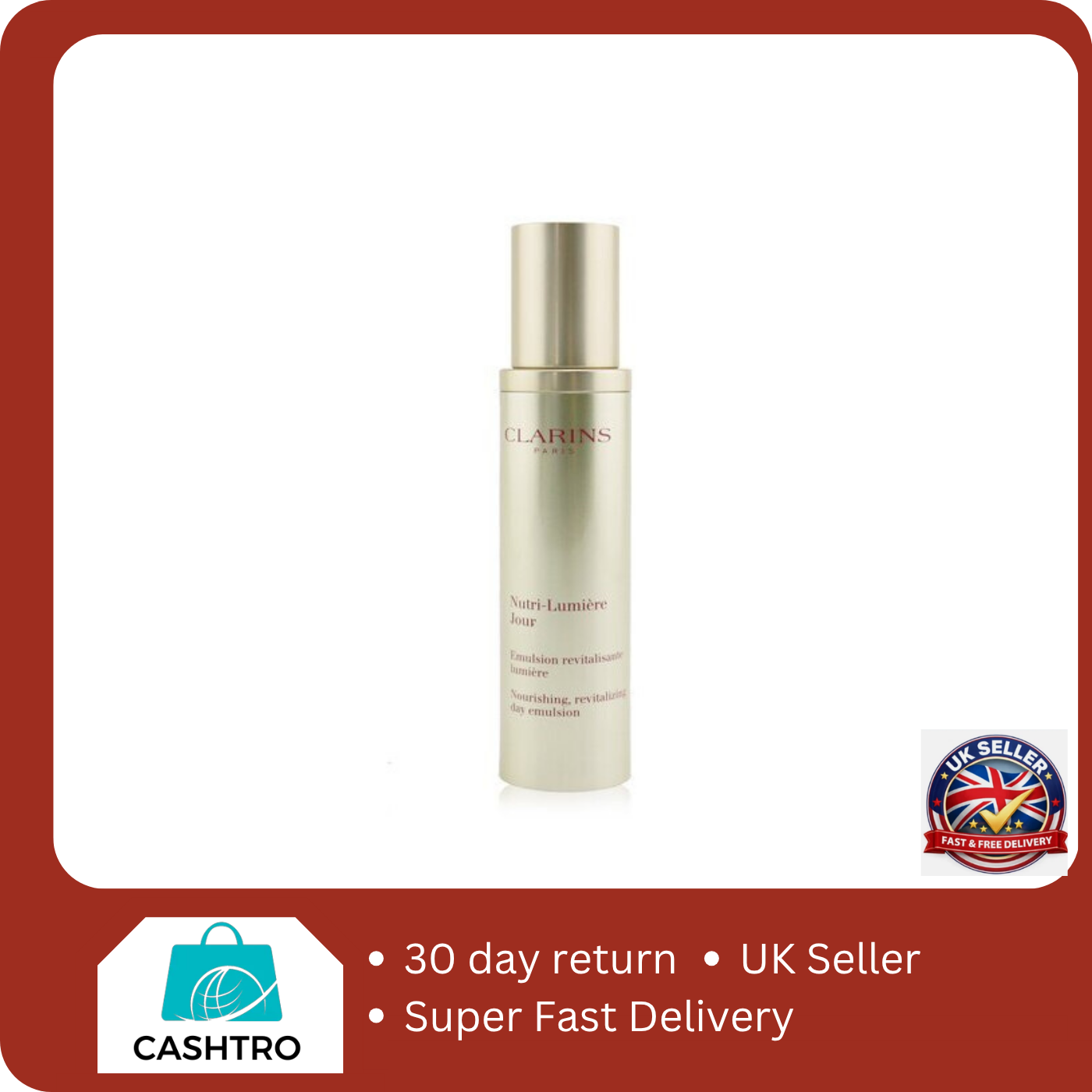 Clarins Nutri-Lumiere Day Emulsion 1.7 oz 50 ml