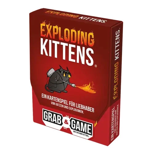Kartenspiel Exploding Kittens: Grab & Game (Exploding Kittens Inc.) NEU/OVP - Bild 2 von 4