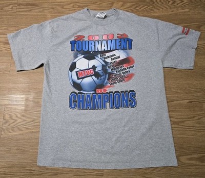 Vintage 2003 Massachusetts Tournament Of Champions 2 Sided Graphic T Shirt Sz L