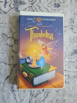 Thumbelina VHS 1994 Video Tape 90s Animation Movie Vintage Clamshell Nearly New!