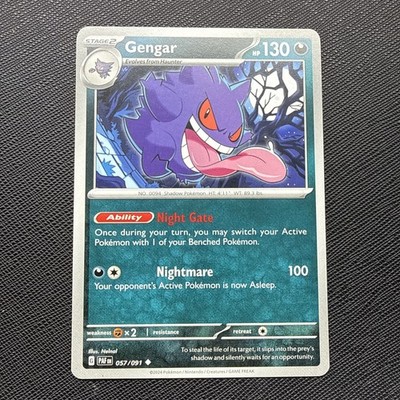 Gengar 057/091 Uncommon SV: Paldean Fates Pokemon TCG NM/M
