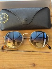 Ray-Ban Jack Sunglasses RB3565 Gold Frame Blue Gradient Lens