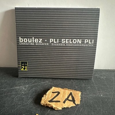 Pierre Boulez   Pli selon Pli CD 2002 Classical Deutsche Grammophon