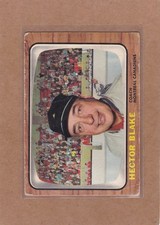 1966-67 TOPPS HOCKEY HECTOR TOE BLAKE #1 CANADIENS GD/VG *A48117
