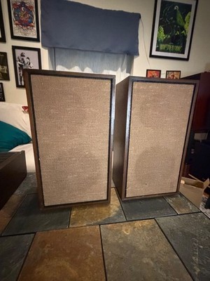 Pair of Vintage KLH Model Thirty-Two Model 32 speakers