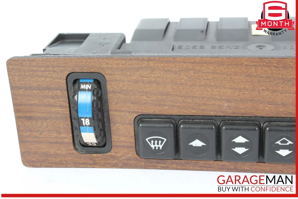 84-93 Mercedes W201 190E 190D AC AIRE ACONDICIONADO CLIMATIZADOR PANEL FABRICANTE DE EQUIPOS ORIGINALES Foto 2 de 4