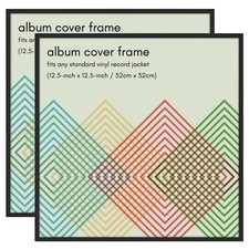12.5x12.5 Picture Frame W/ Plexiglass 2 Pack Album Record Vinyl Covers Records
