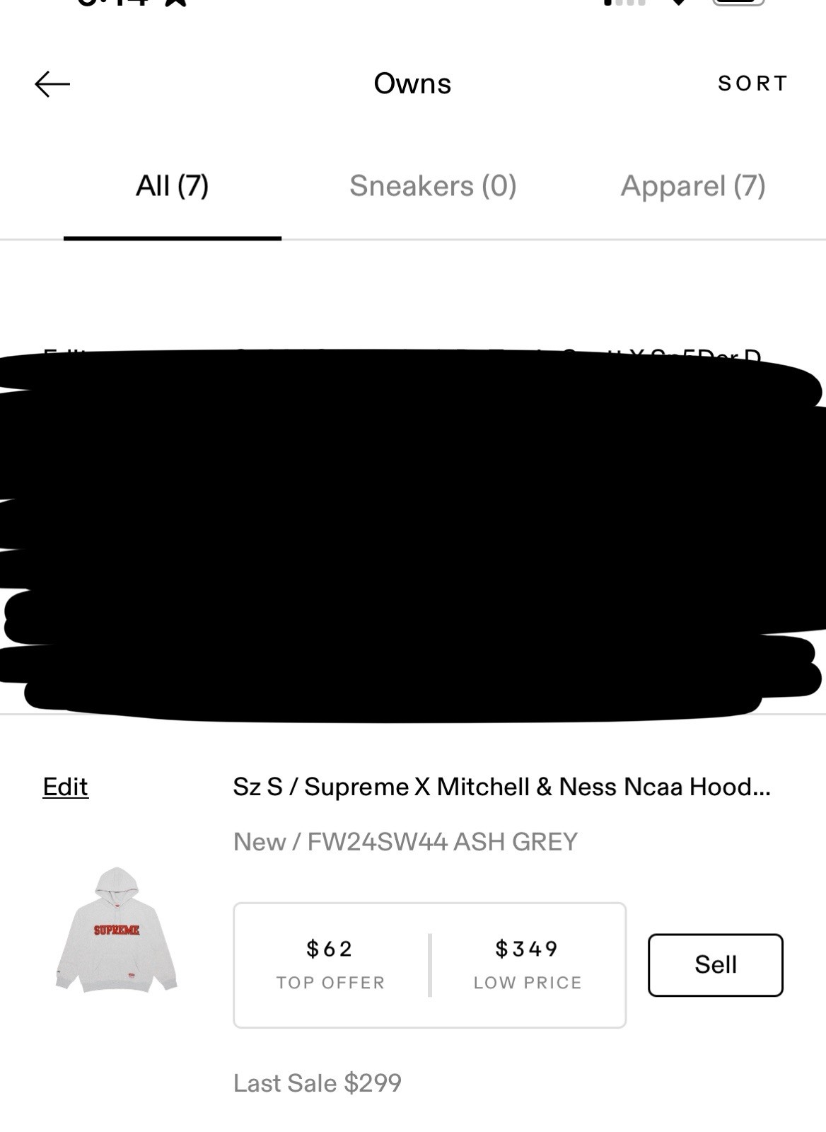 Authenticated Supreme (Mitchell&Ness) Hoodie Size… - image 6