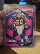 2025 Panini Mosaic - Epic Performers Terrell Davis #17 Mosaic Pink...