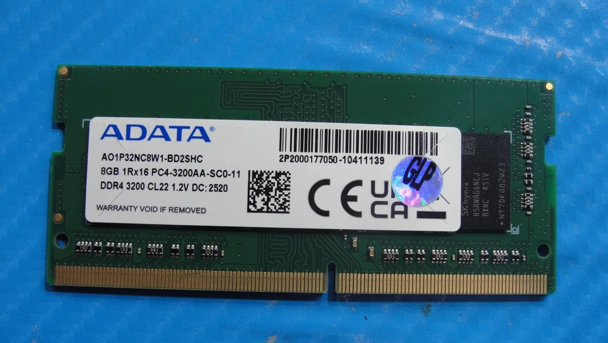 ADATA DDR4 SDRAM 8 GB Capacity per Module Memory (RAM) for sale | eBay