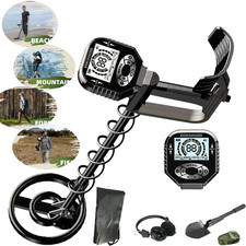 Metal Detector Deep Sensitive Search Gold Digger Hunter Set w/Headphone Shovel