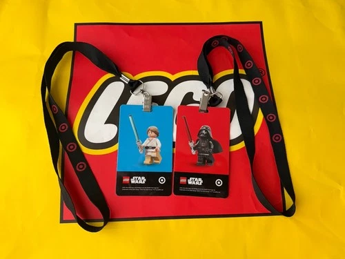 🔥SHIPS FAST! Lego Star Wars Smart Brick Target Promo Luke & Vader Lanyards