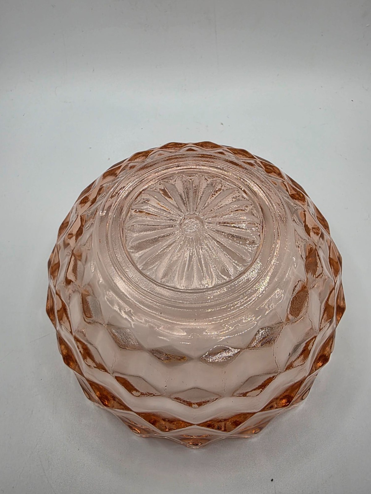 American Whitehall Peach Glass Bowl 5.5"