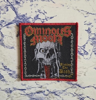 Ominous Moon Waking the Dead Red Border Official Woven Patch