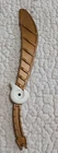 Power Rangers Tigerzord Sword MMPR 1994 White Part Tail Gold Weapon Vintage 90s