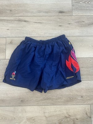 Speedo Atlanta 1996 Olympics Men's Swim Trunks Shorts Navy Blue Size M 90s VTG