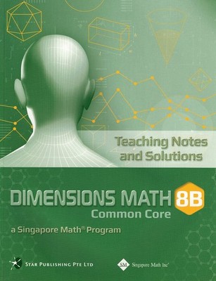 Dimensions Math Teaching Notes and Solutions 8B