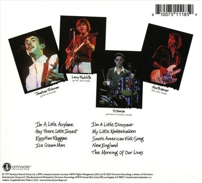 RICHMAN, JONATHAN & THE MODERN LOVERS - MODERN LOVERS 'LIVE' NEW CD