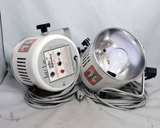 White Lightning WL1000 BCPS Paul C Buff Studio Strobe Lights Used 2x