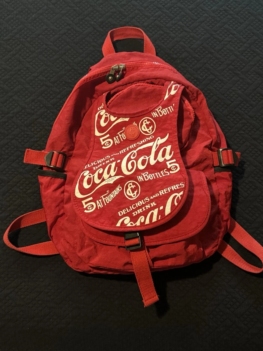 Sacs en toile Coca-Cola (1 sac à dos et 1 sac marin), très