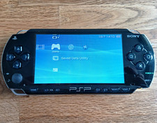 Sony PSP Black Handheld Console Bundle With Case Chargers & Games
