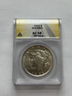 1922 Peace Dollar ANACS AU58 Details Cleaned Silver $1 Coin