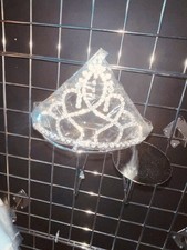 Silver Tiara Crown Princess Queen gems Icy gift bridal wedding prom NWT